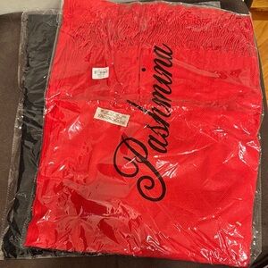 Red Pashmina Shawl
